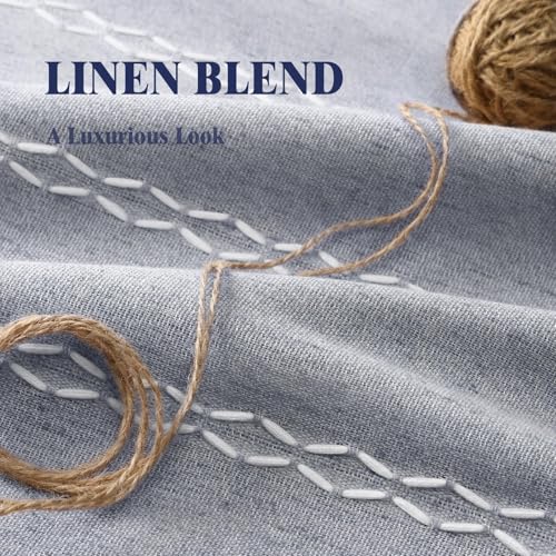 Blue 100% Boho Blackout Curtains 63 Inch 2 Panels with Tassels (Blue / 52"W x 63"L (Pack of 2))