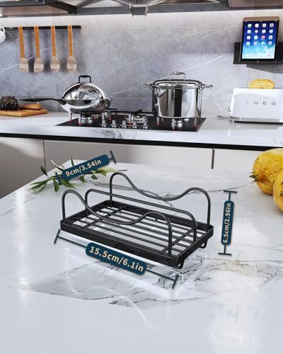 Sponge Holder for Kitchen Sink (Black)
