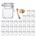 Spice Jars 30 Pack 4oz Square Glass Jars (4oz-30pack)