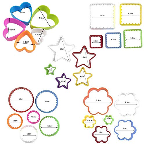 25 PCS Cookie Cutter Set Multi