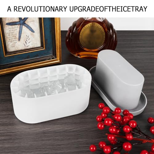 Cylinder Ice Cube Mold Ice Trays (Grey Large Press-Type)