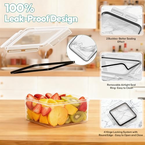 40 Pcs Food Storage Containers with Lids Airtight (20 Pack)