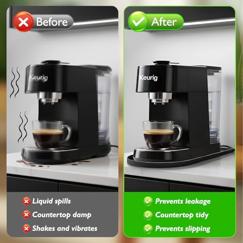 Silicone Coffee Mat (Black / 15.8" x 11.8")
