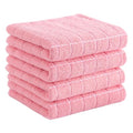 100% Cotton Terry Kitchen Towels (Pink / 13 X 28 - 4 Pack)