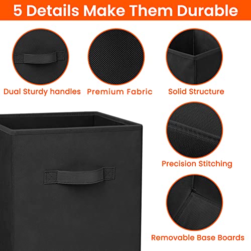Storage Cubes (Medium -11 inches / Black)