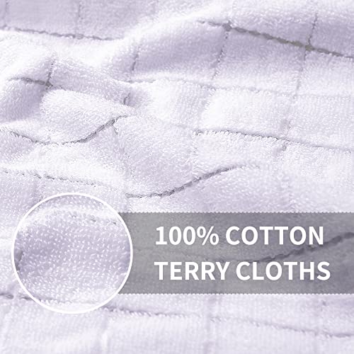 100% Cotton Terry Kitchen Towels (White / 13 X 28 - 4 Pack)
