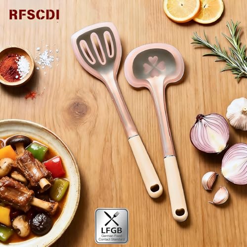 2 Piece Cooking Spatula Set (Pink)