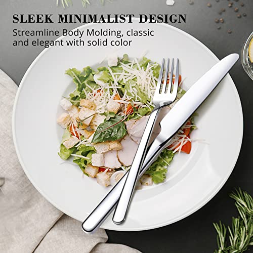 40 Piece Silverware Set (40 Piece / Silver)