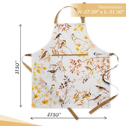Aprons for women with Pocket 100% Cotton Pack of 1 (095 - Verdier)