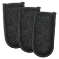 Basic Terry Collection Quilted 100% Cotton (Pan Handle (3 Piece) / Black)