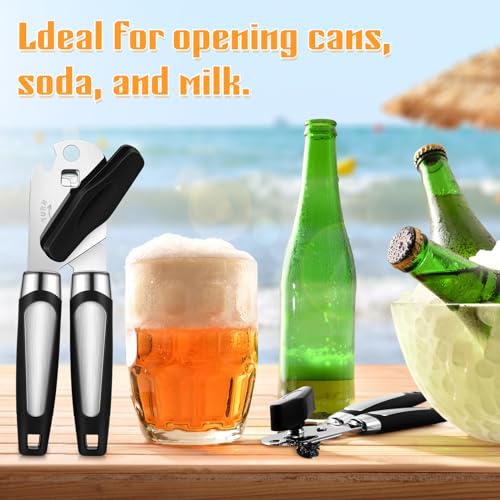 12 Pcs Manual Can Opener Bulk Sharp Blade Smooth Edge Handheld Tool