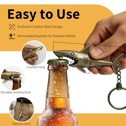 Shark Bottle Opener Keychain