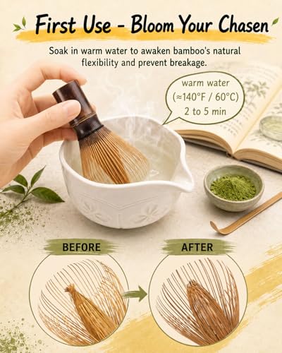 Matcha Whisk Set (Brown)