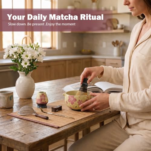 Matcha Whisk Set (Pink)