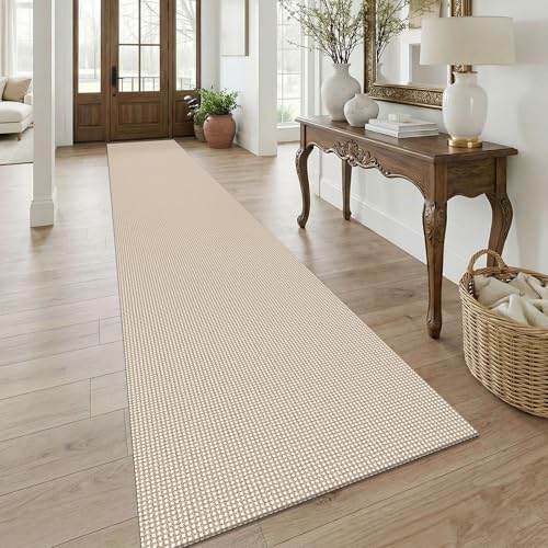 3x18 Runners Rugs for Hallway (Oatmeal Beige / 3' x 18' (Runner))