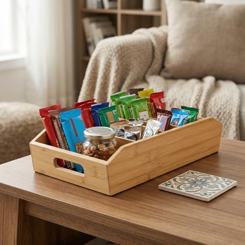 2 Pack Bamboo Pantry Organizers