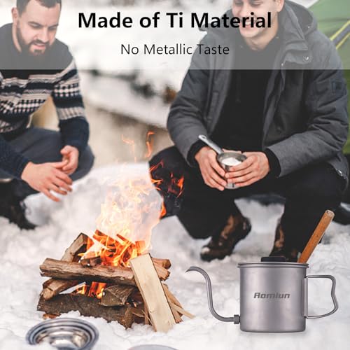 Titanium Gooseneck Kettle with Thermometer