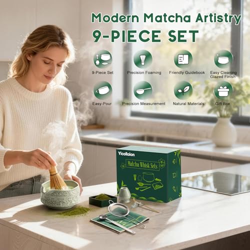 Matcha Whisk Set (Soft Green)