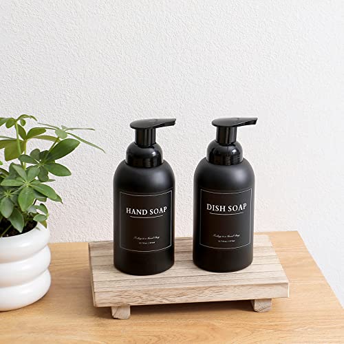 2 Pack Foaming Soap Dispenser (Black)