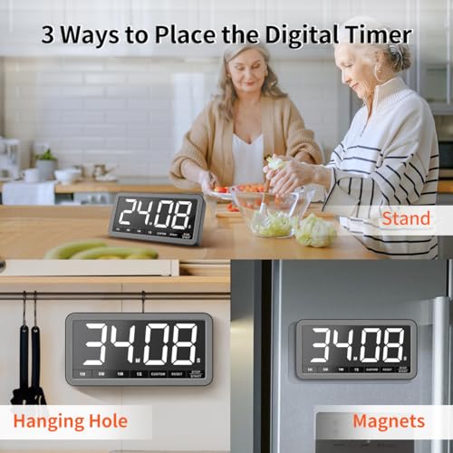 Large 7.8" Digital Timer (Space Grey)