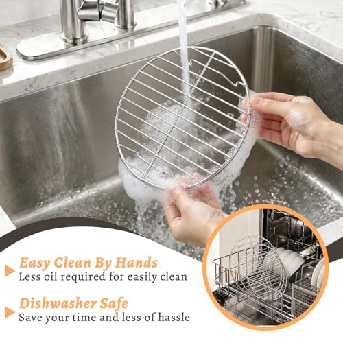 Round Cooking Rack (Silver / 10.5 + 9 +7.5 Inch)