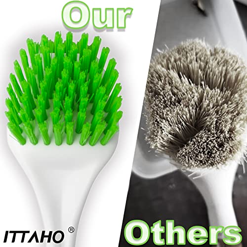 3 Pack Dish Brush (Double-sided Bristles Dish Brushes)