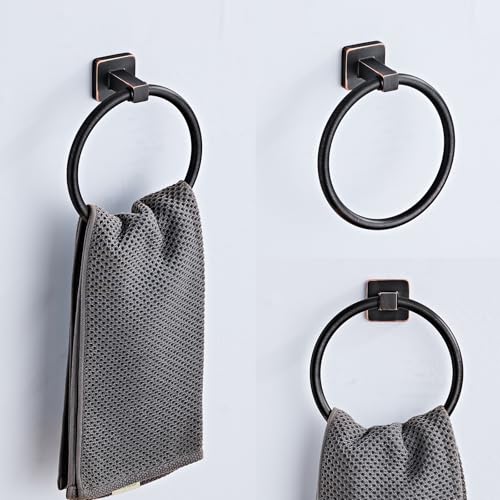 Bathroom Hardware Set 4 Pieces (Oil Rubbed Bronze-4pcs / 23.6Inch)