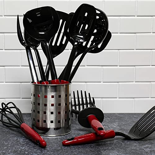 Select Nylon Sturdy Whisk (10.5 inch / Red)