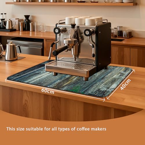 Coffee Mat 24x16 Inch (Wood Grain Panel / 24" x 16")