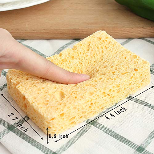 36 Pack Colorful Cellulose Sponges Non (Multicolor / 36)