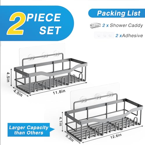 Shower Caddy 2 Pack (Grey)