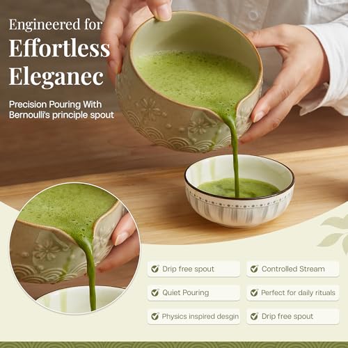 Matcha Whisk Set 9pcs (Mottled Green)