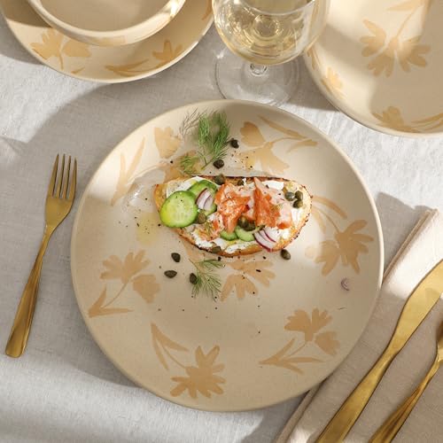Admiral Hall Plates and Bowls Set (Service for 4 (16pcs) / Cream (Admiral Hall))