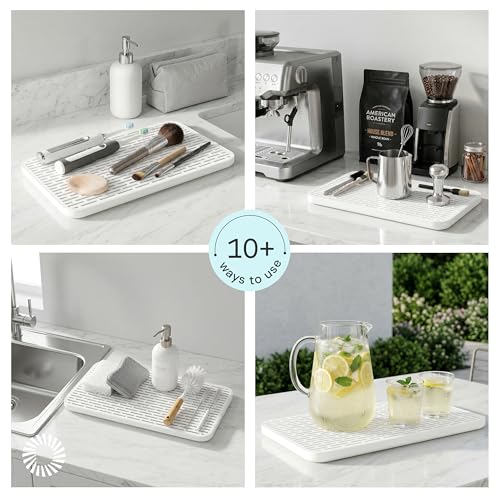 3 Layer Stone Dish Drying Mat for Kitchen Counter