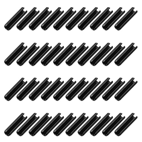 60Pcs Slotted Split Roll Pins 1 (1/5 Inch(5mm) Dia. 4/5 Inch(20mm) Length)