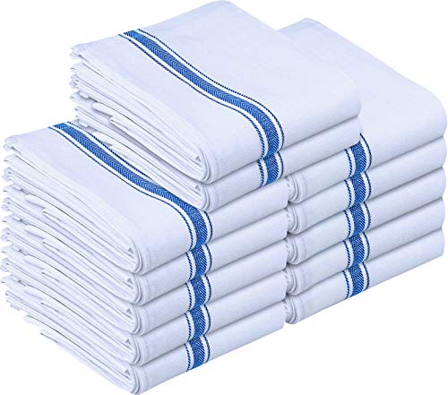 Bulk 300 Pack Commerical Dish Towels (Blue)