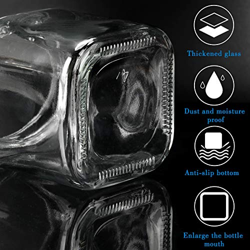 3 Pack Condiment Jars (Black)