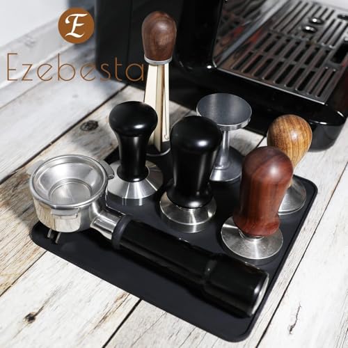 Coffee Tamper Mat for Portafilter (Black)