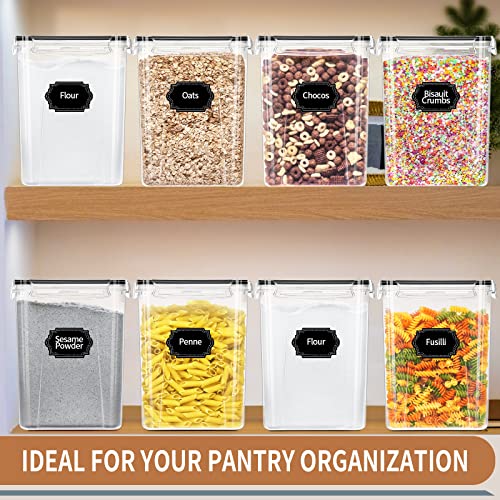 Large Airtight Food Storage Containers 5.2L (Black / 5.2 l)