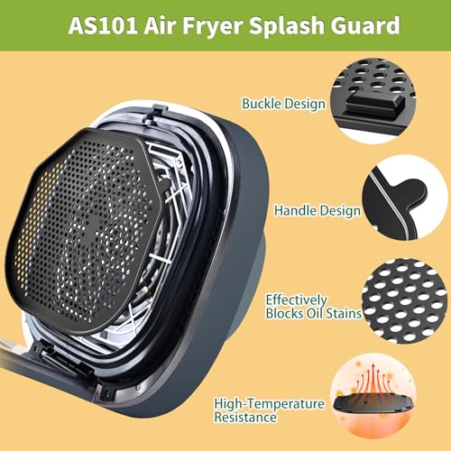 2 PCS Silicon Splatter Shield for Ninja Crispi Pro AS101 Splatter Screen