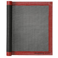 Perforated Silicone Baking Mat for Two (Black Background with Red Trim / 19.7"L x 13.6"W)