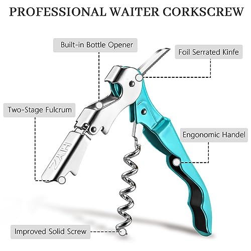 2 Pack Wine Opener (Blue)