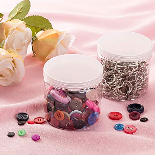 15 Pack 6oz Clear Plastic Jars Wide