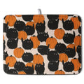 Happy Halloween Dish Drying Mat for Kitchen Counter 18x24 Inch Cute Pumpkin Black Cat Trick or Treat Drying Mats Large Microfiber Absorbent Dish Rack Pad for Coffee Bar Sinks Home Accessories (Halloween Cat / 18" x 24")