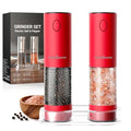 Electric Salt and Pepper Grinder Set (Large / Empire Red)