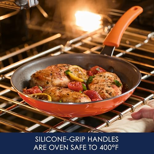 Cook + Create Nonstick Cookware Frying Pan (Orange / 10 Inch)