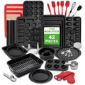 42 Pc Bakeware Set Nonstick (42-Piece Set)