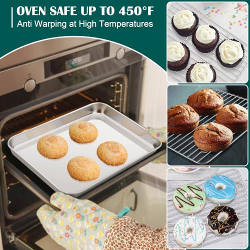 Small Baking Sheet with Wire Rack (9.4''x7.3'')
