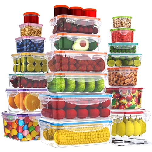 46 PCS Food Storage Containers with Lids Airtight (46 Pcs)