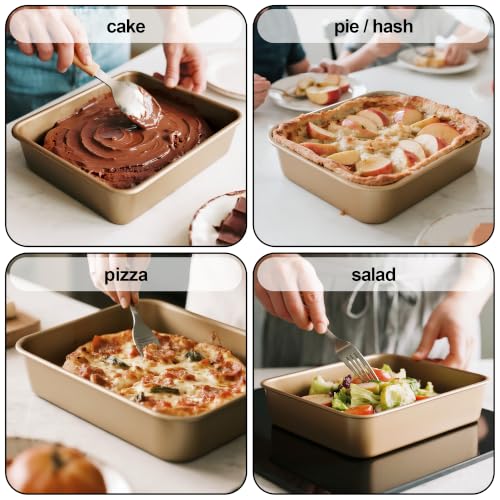 Baking Pan 2PCS Nonstick Sheet Cake Pan for Kitchen